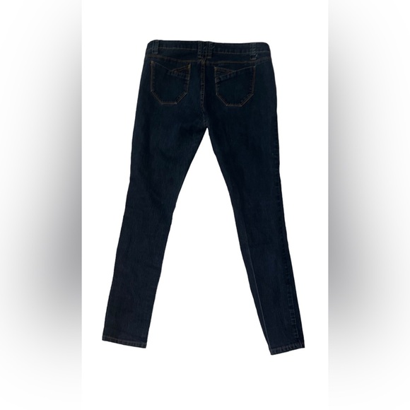 Blue Asphalt Dark Skinny Jeans Juniors 11 Regular - Picture 2 of 11